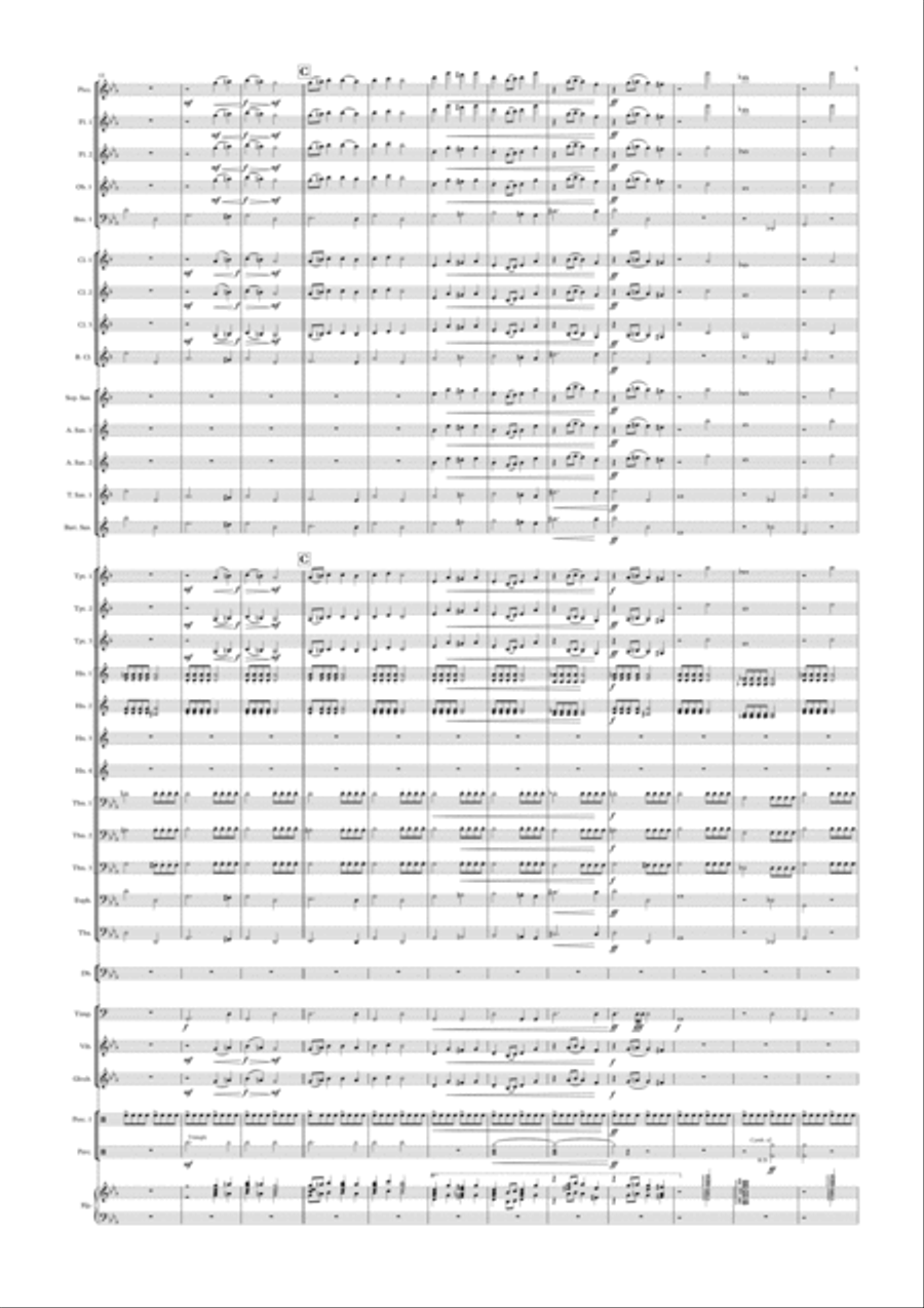 Bed Time Horror Dance By Jannes Jacobs Concert Band scores gallery preview page 5