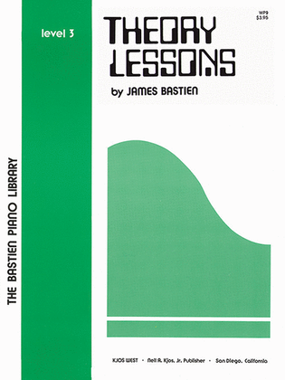 Book cover for Theory Lessons, Level 3