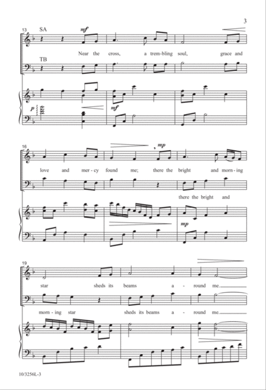 Near the Cross 4-Part scores gallery preview page 3