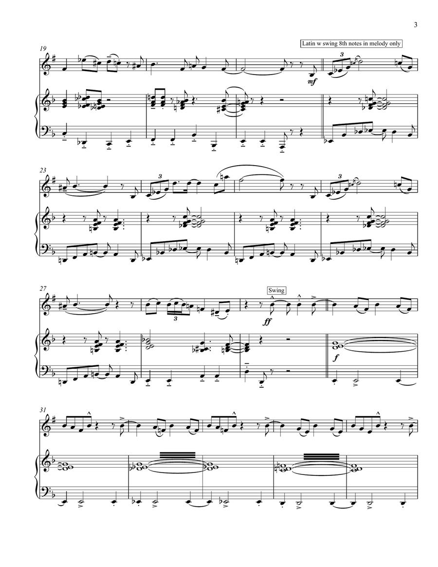 A Night In Tunisia B-Flat Trumpet scores gallery preview page 3