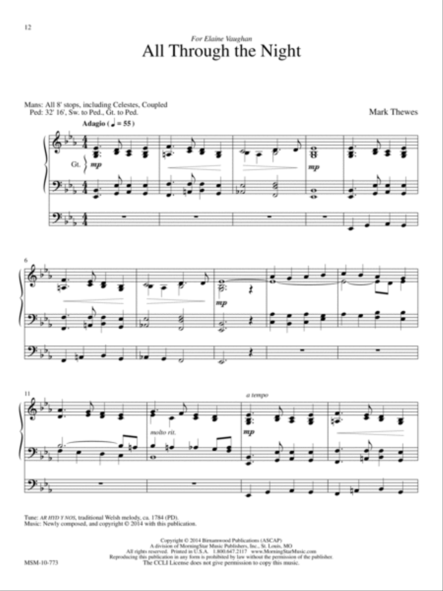 Be Thou My Vision: Five Hymn Arrangements for Organ image number null