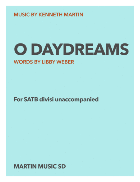 "O daydreams" -(#2 from Three Weber Sonnets) image number null