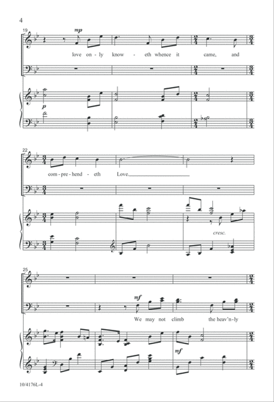 Immortal Love, Forever Full 4-Part scores gallery preview page 4