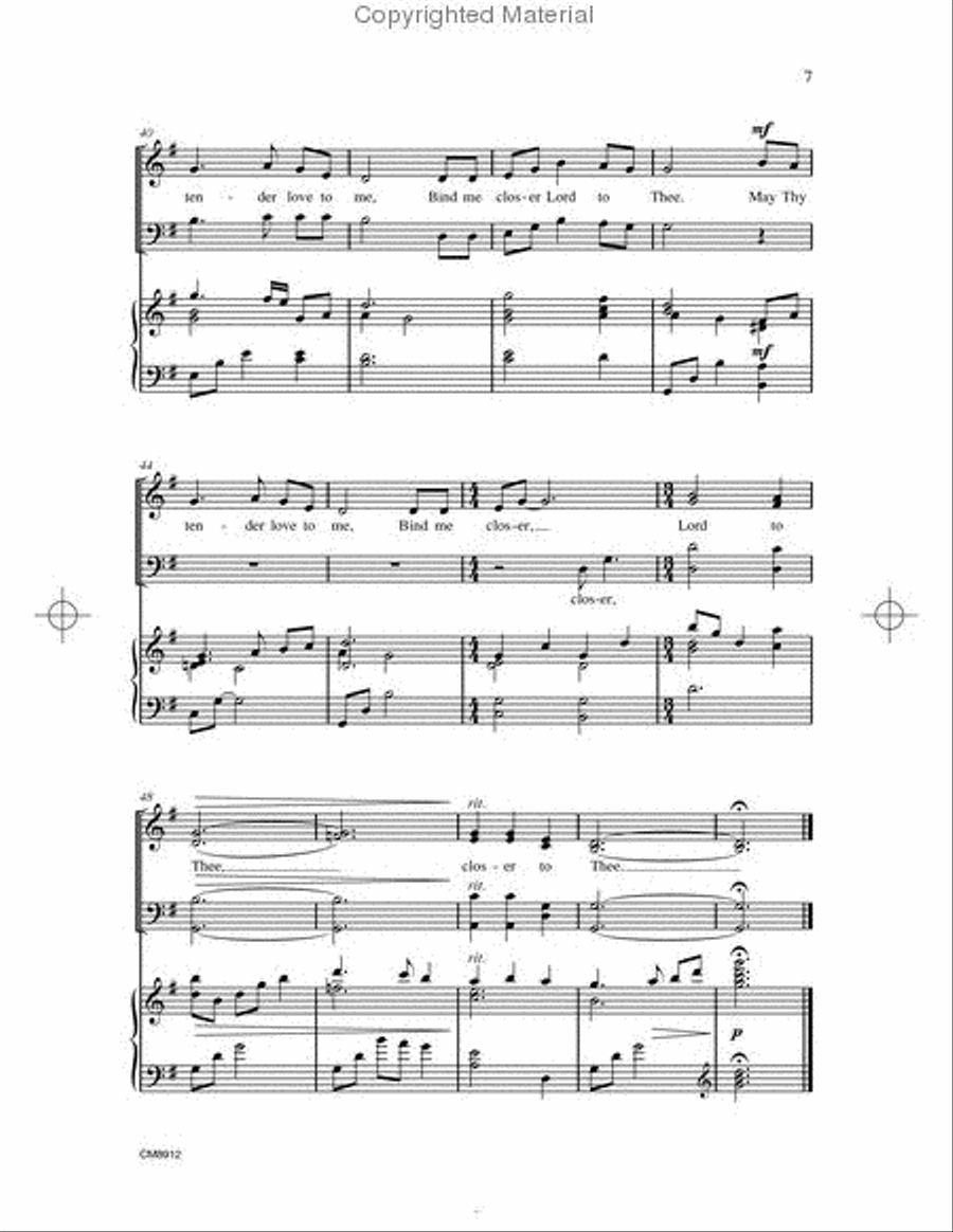 Savior, More Than Life To Me 4-Part scores gallery preview page 4