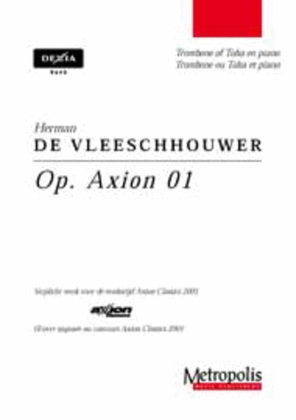 Op.Axion 01 for Trombone and Piano