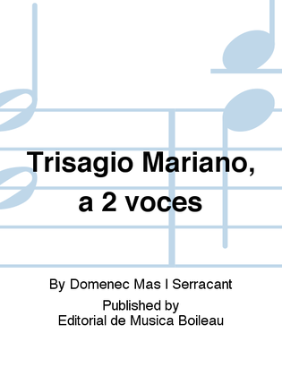 Trisagio Mariano, a 2 voces