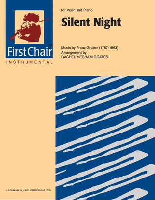 Book cover for Silent Night - Violin Solo - Goates