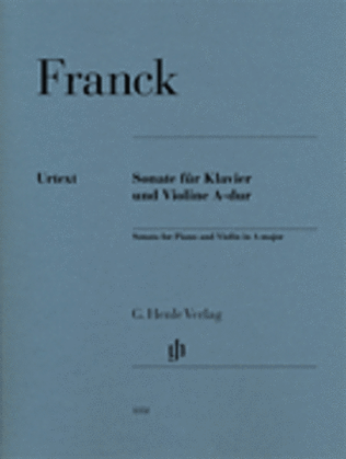 Book cover for Violin Sonata in A Major
