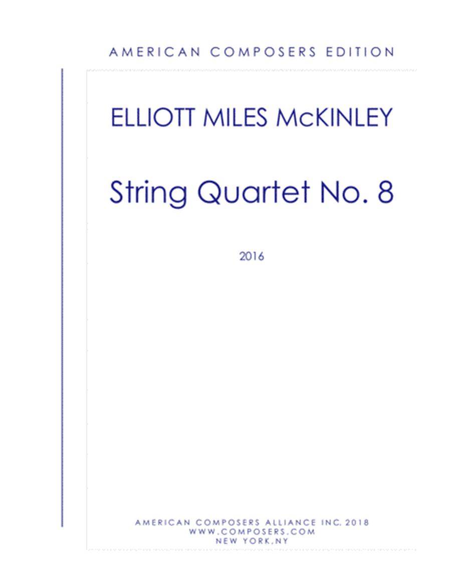 [McKinley] String Quartet No. 8