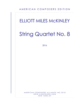 [McKinley] String Quartet No. 8