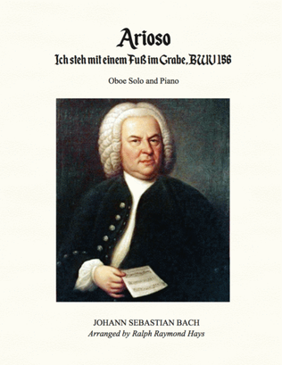 "Arioso" from Ich steh mit einem Fuß im Grabe, BWV 156 - Oboe Solo and Piano/Harpsichord