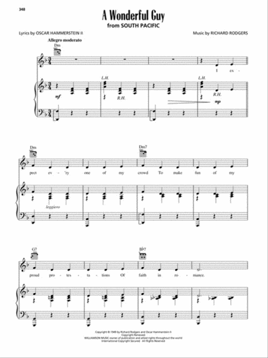 The Rodgers & Hammerstein Collection Piano, Vocal, Guitar scores gallery preview page 11