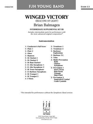 Winged Victory - Intermediate Supplemental Set (B): Score