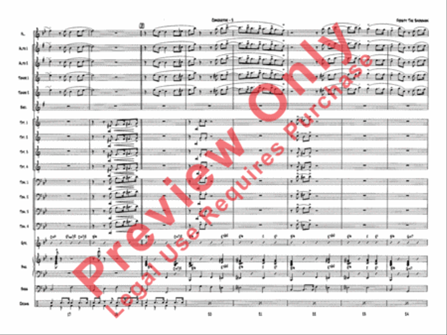 Frosty the Snowman Jazz Ensemble scores gallery preview page 5