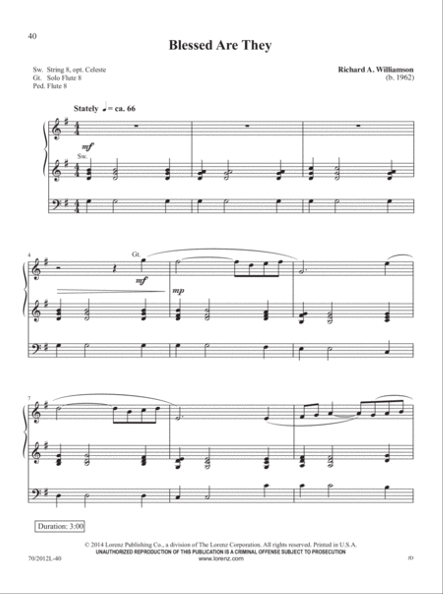Music for Exultation and Reflection Organ Solo scores gallery preview page 15
