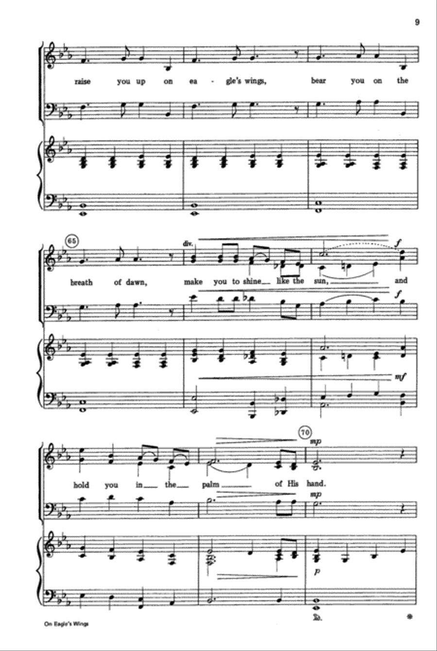 On Eagle's Wings On Eagle's Wings 4-Part scores gallery preview page 10