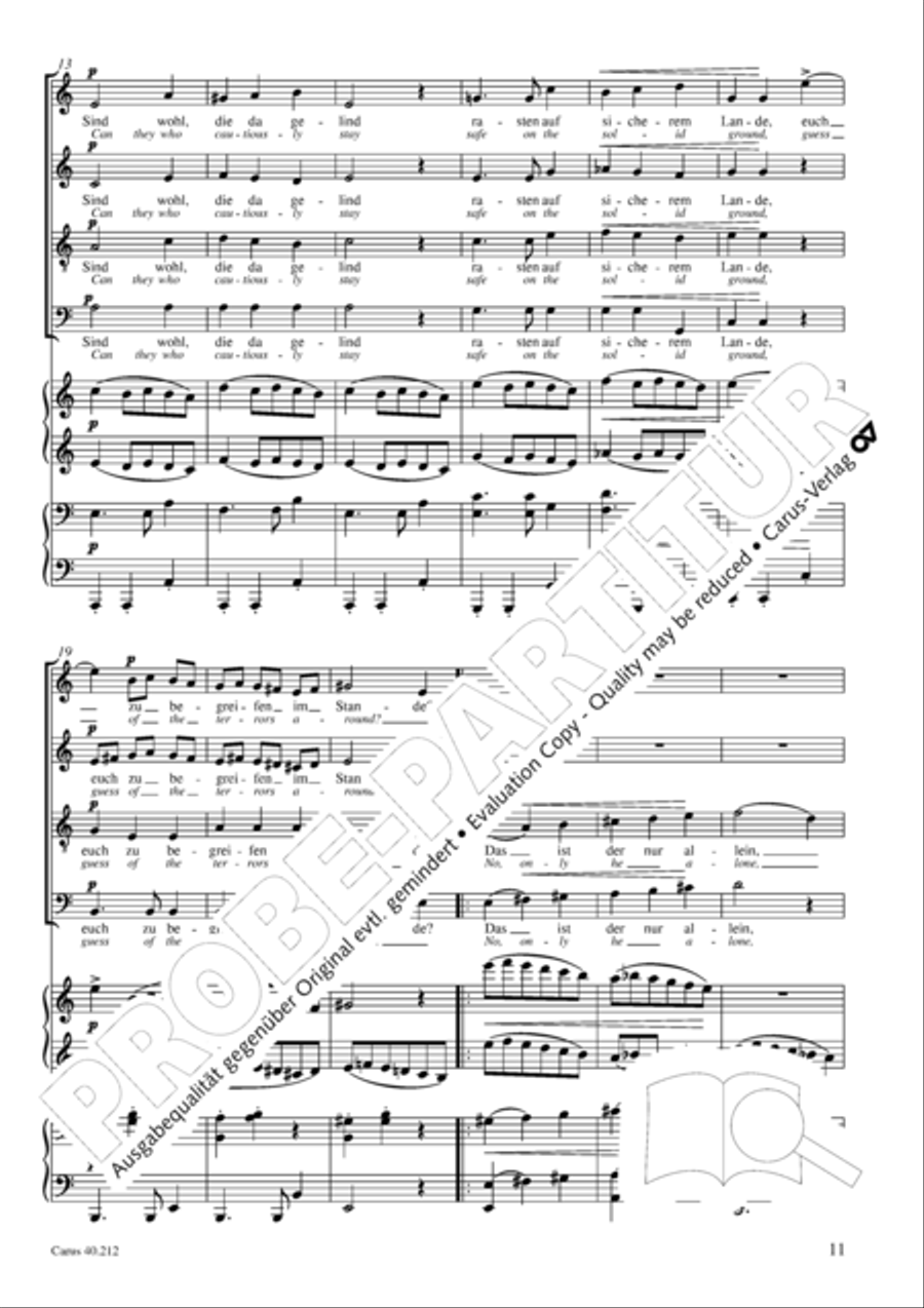 Neue Liebeslieder-Walzer, Op. 65 Choir scores gallery preview page 12