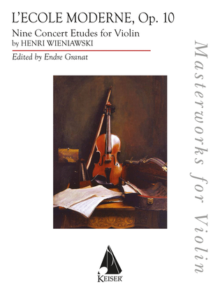 Book cover for L'ecole Moderne, Op. 10