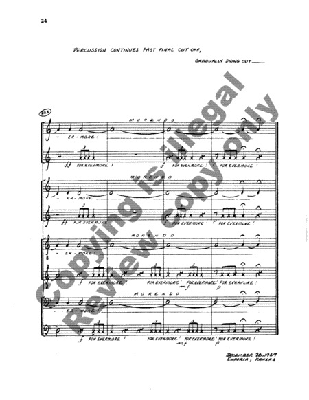 Paul Revere's Ride (Full/Choral Score) image number null