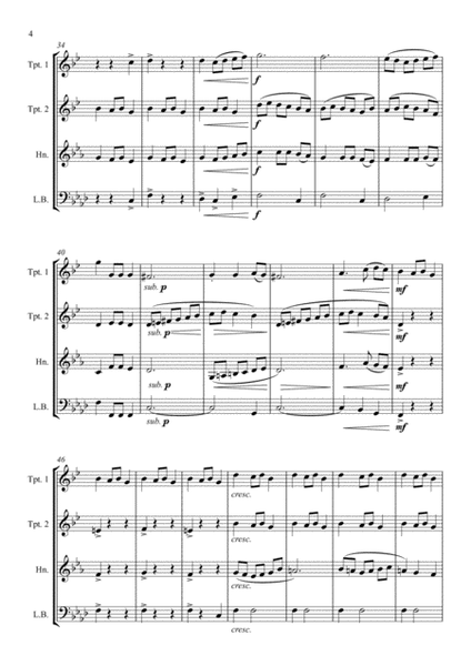 Fantasia on the Ukrainian Bell Carol - for Brass Quartet image number null