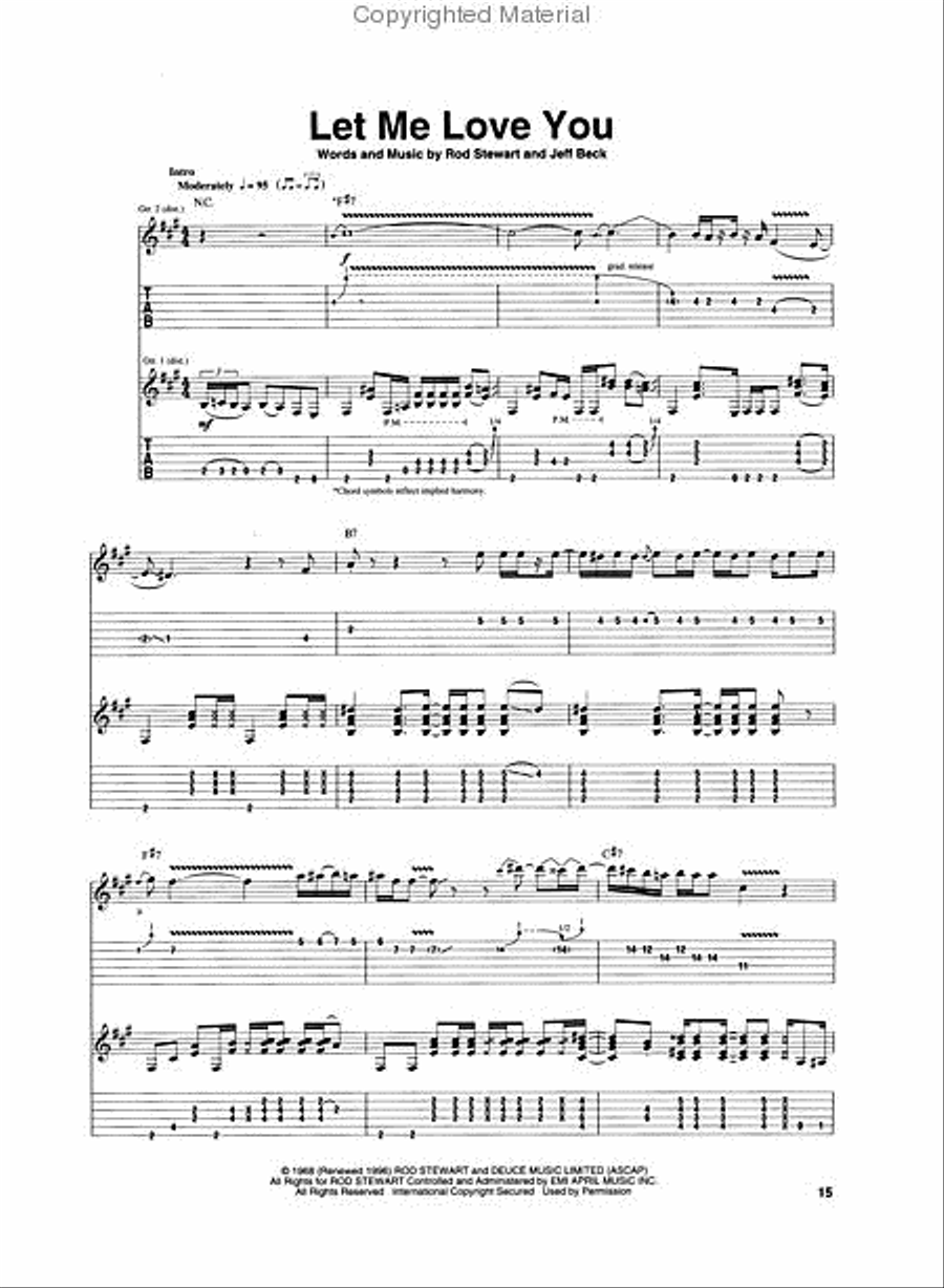 Jeff Beck - Truth Jeff Beck - Truth Electric Guitar scores gallery preview page 3