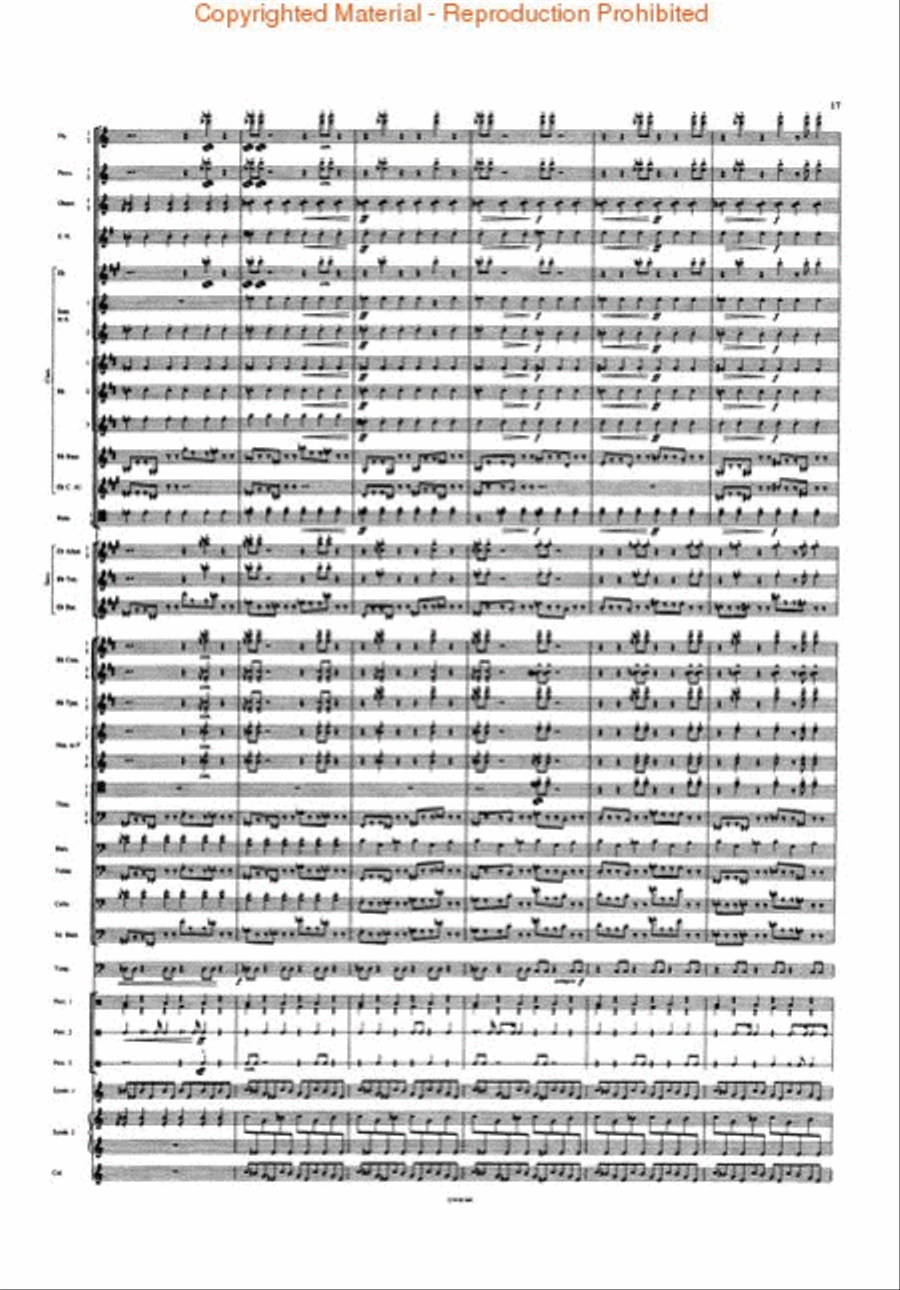 Short Ride in a Fast Machine Concert Band scores gallery preview page 5