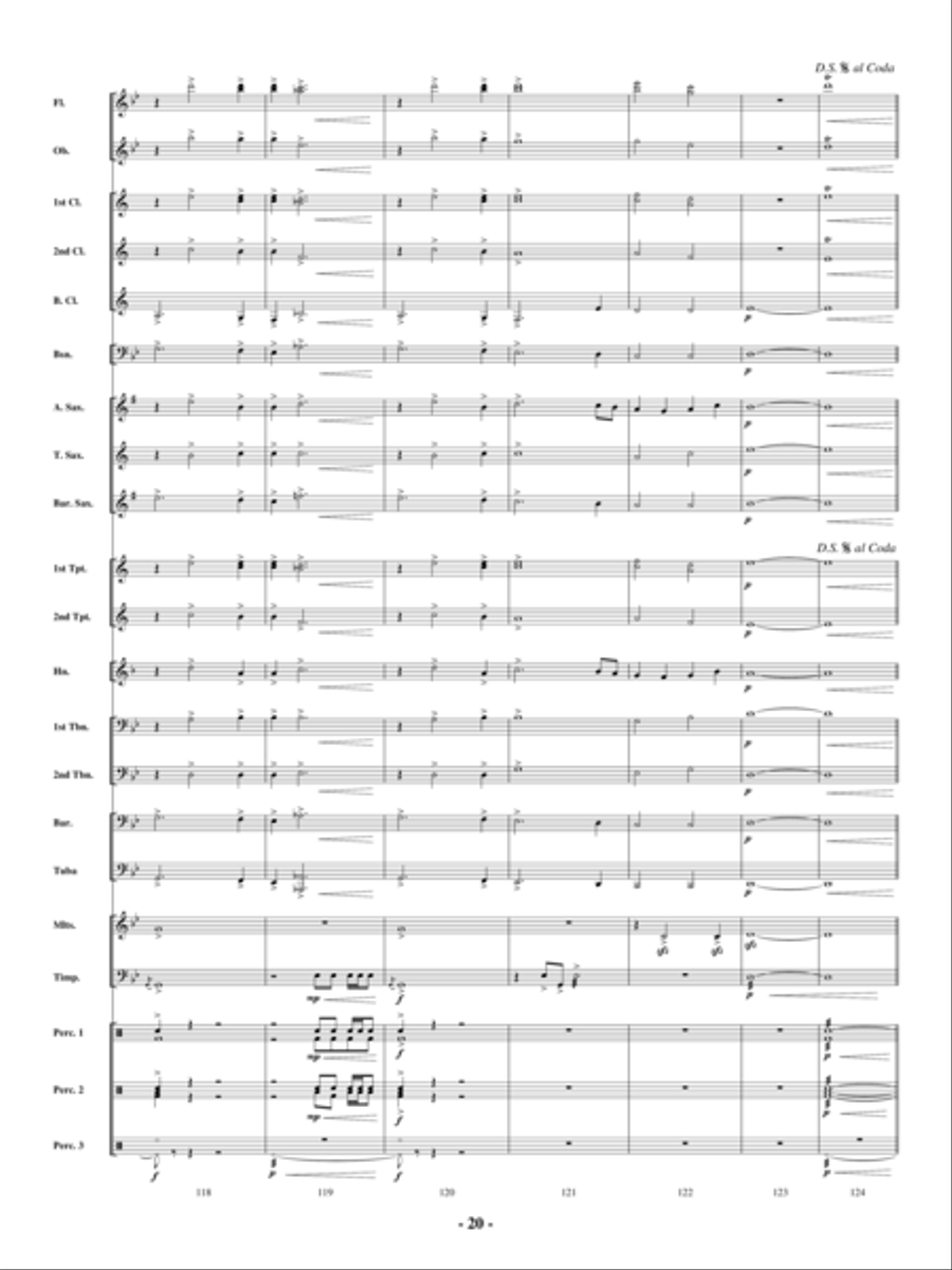 Repercussions Concert Band scores gallery preview page 19