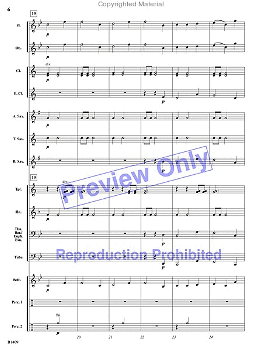 Gentle Winds Concert Band scores gallery preview page 5
