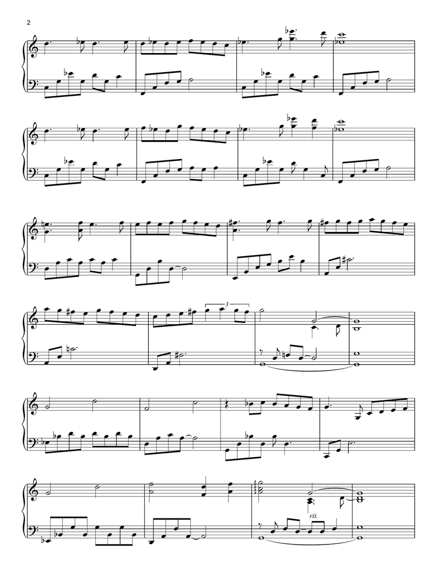 La Fontana Piano Solo scores gallery preview page 2