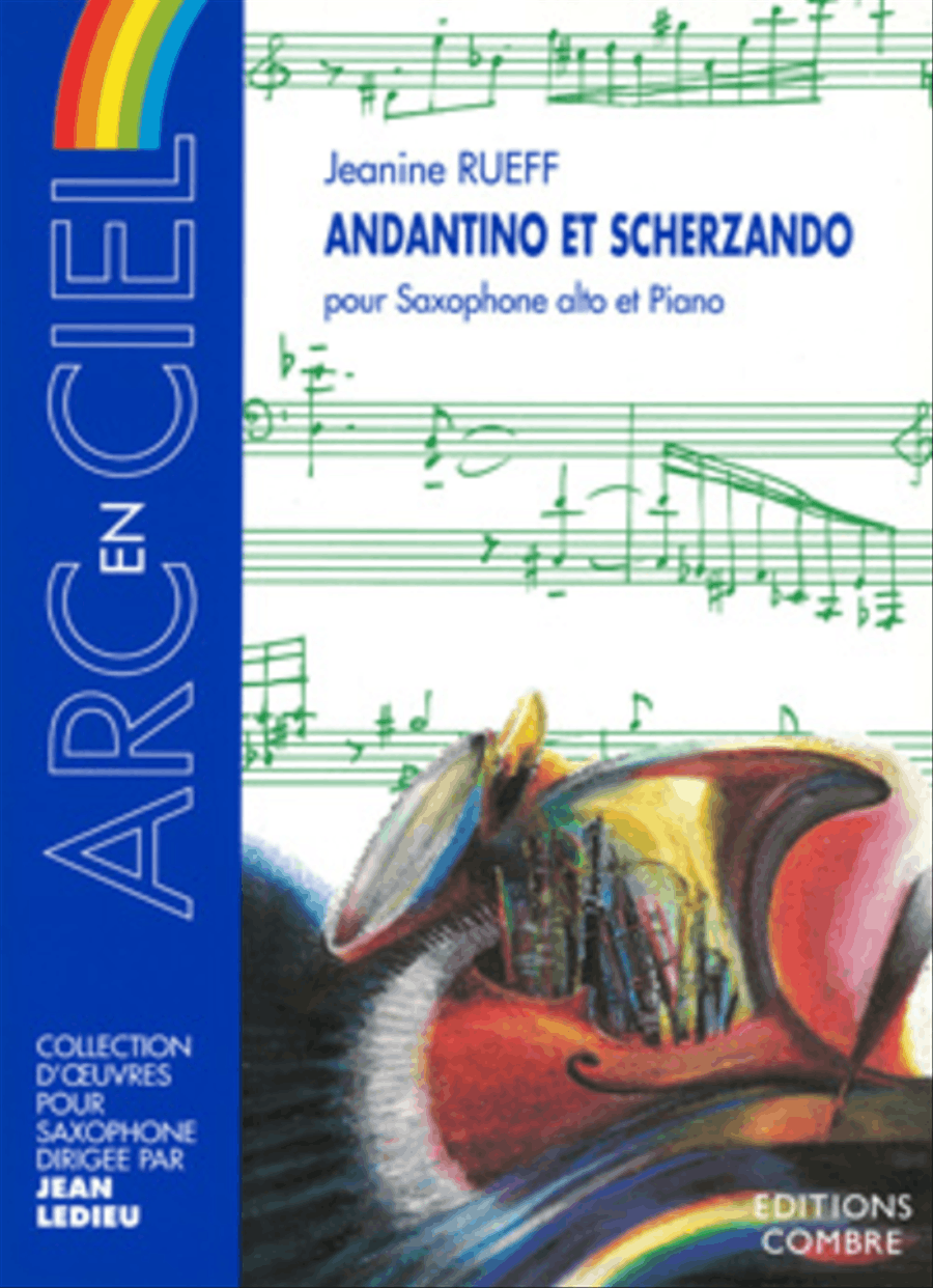Andantino et scherzando Alto Saxophone scores gallery preview page 1