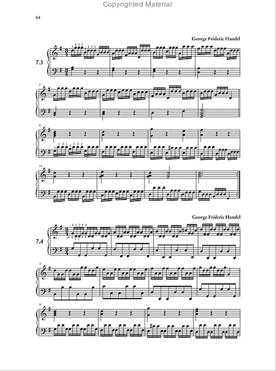 Method for Harpsichord. A practical guide for Pianists, Organists and Harpsichordists Harpsichord scores gallery preview page 5