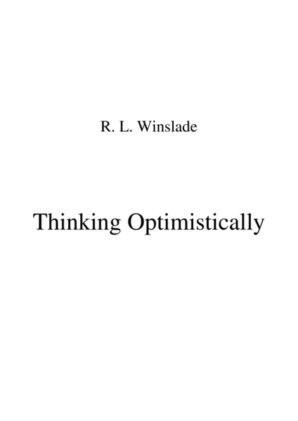 Thinking Optimistically image number null