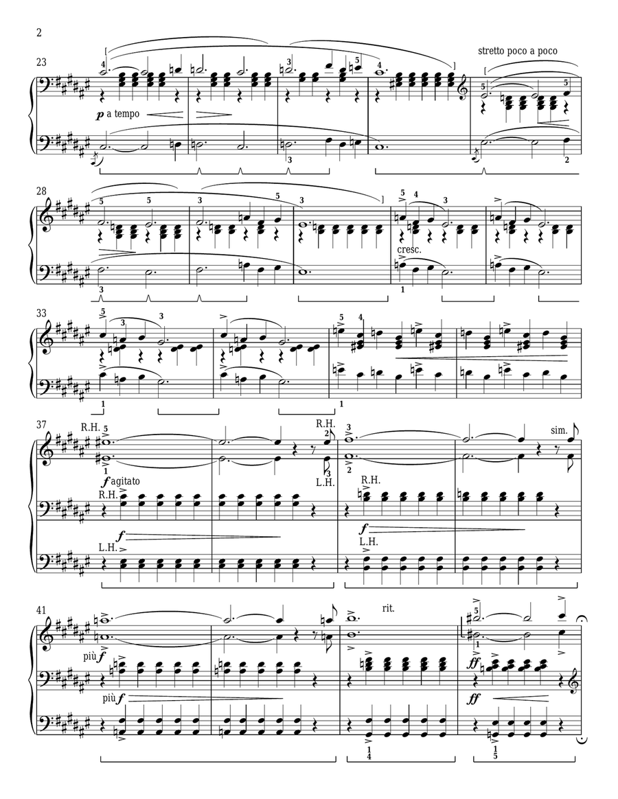 To The Spring (Til Foraret), Op. 43, No. 6 Piano Solo scores gallery preview page 2