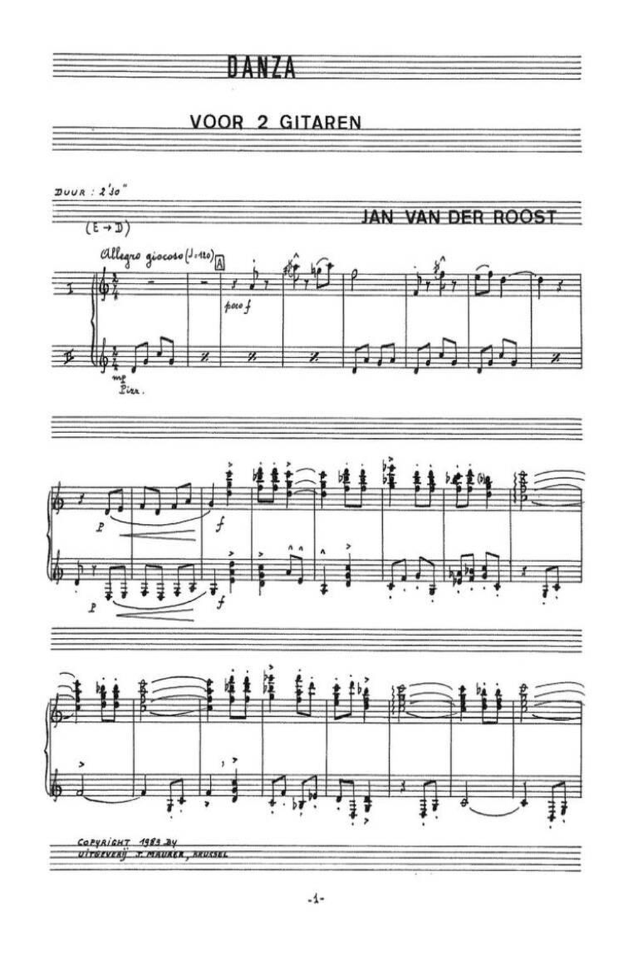 Danza Guitar Ensemble scores gallery preview page 2