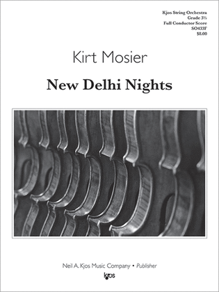 Book cover for New Delhi Nights - Score