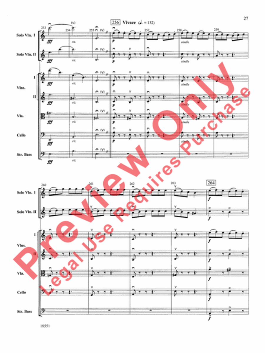 Bailes para Orquesta (For Two Solo Violins and String Orchestra)