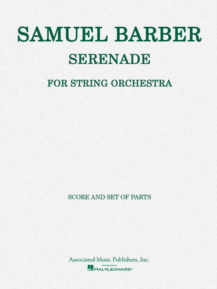 Serenade For Strings - String Orchestra Score/parts 8-8-4-4-4