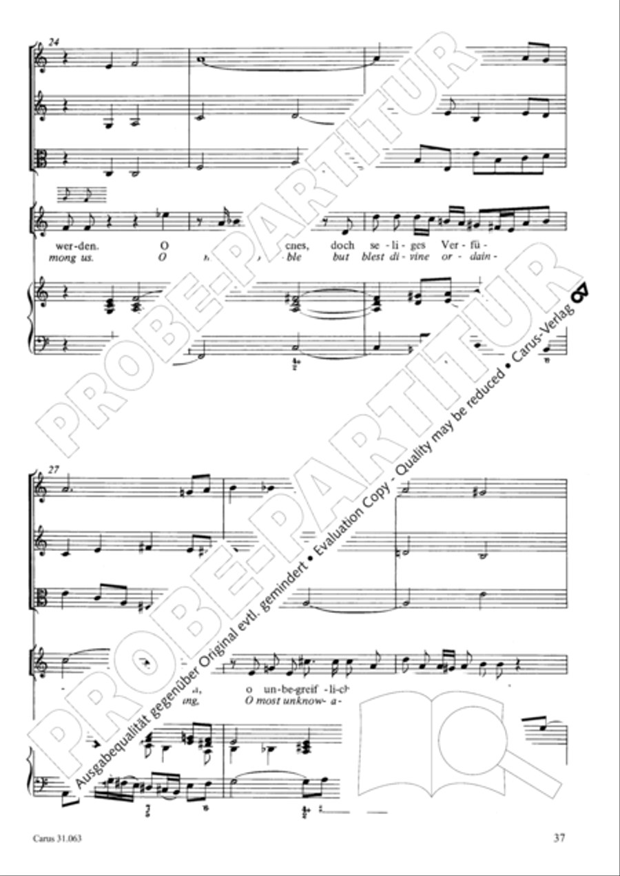 Christians, etch this blessed day (Christen, atzet diesen Tag) 4-Part scores gallery preview page 38
