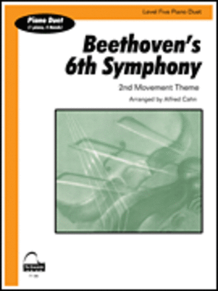 Book cover for Beethoven's 6th Symphony (duet)