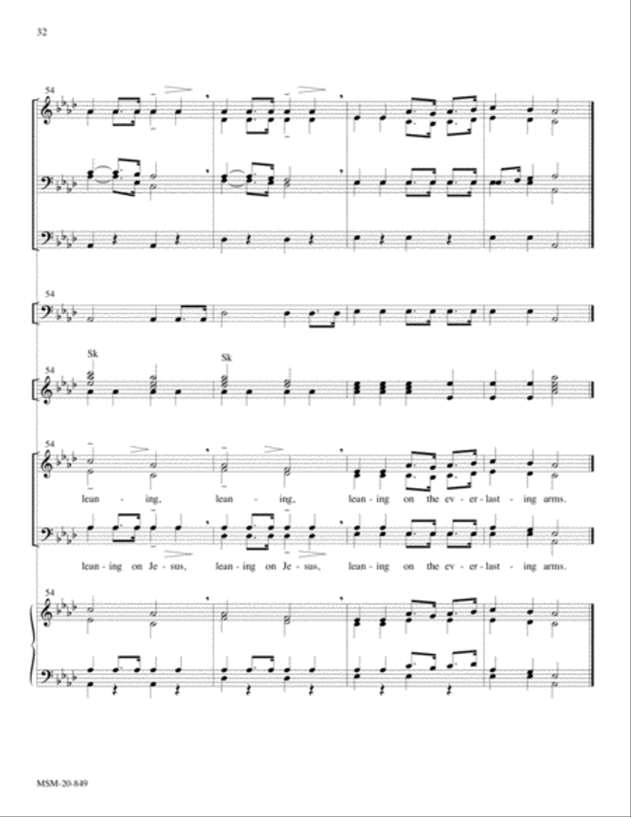 Festive Hymn Settings, Set 8 Hymns of Praise and Jubilation 4-Part scores gallery preview page 15