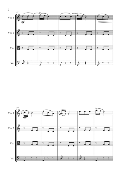 La donna è mobile - Strings Quartet (2 Violins; Viola; Cello) image number null