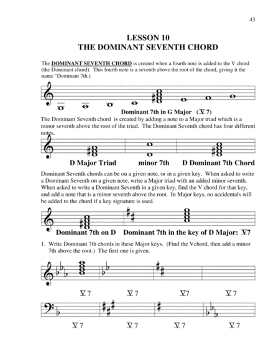 Basics of Keyboard Theory: Level IV (intermediate)