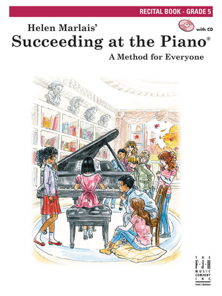 Book cover for Succeeding at the Piano, Recital Book - Grade 5