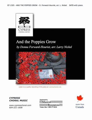 Book cover for And the Poppies Grow