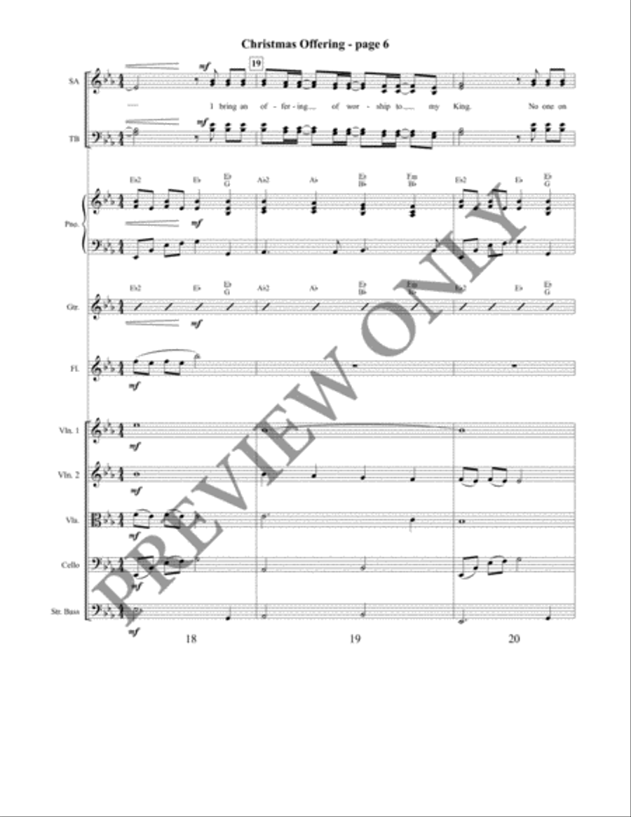 Christmas Offering Christmas Offering 4-Part scores gallery preview page 7