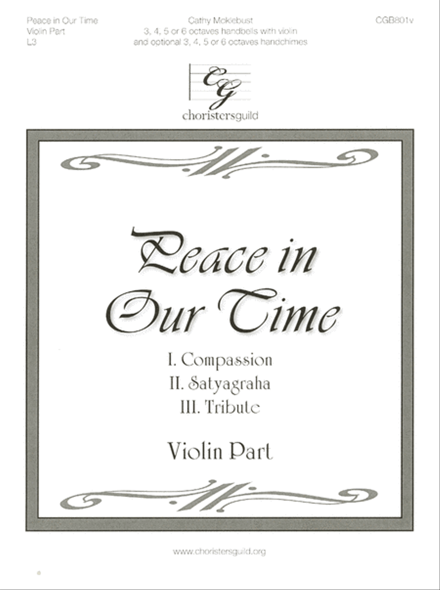 Peace in Our Time (Violin Part)