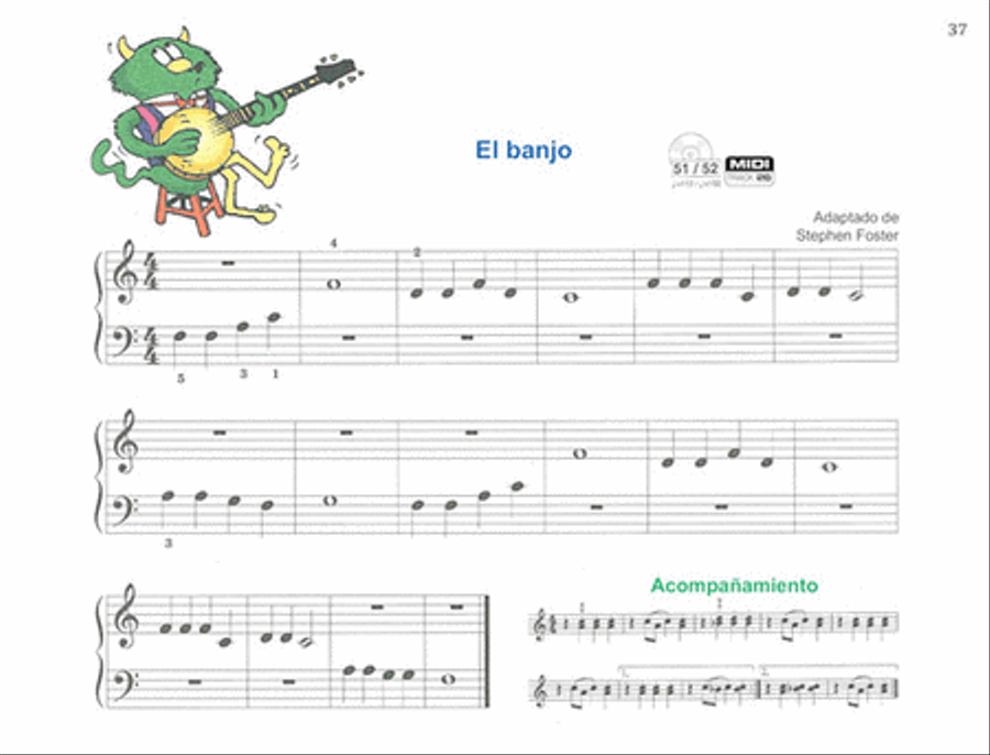 John Thompson's Curso Fácil Para Piano Piano Method scores gallery preview page 6