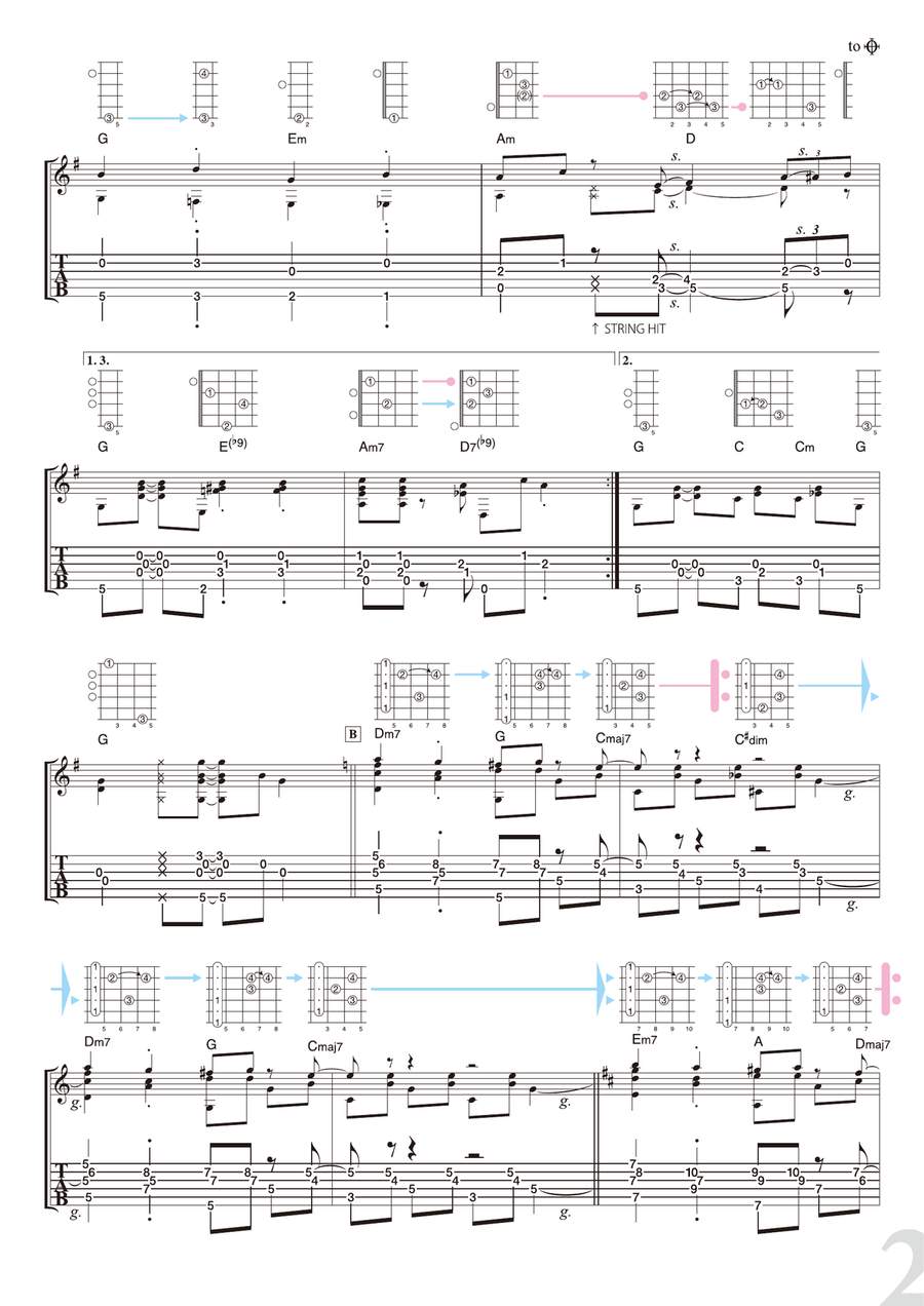 Santa Claus Is Comin' To Town Acoustic Guitar scores gallery preview page 2