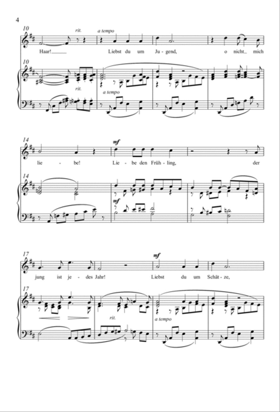 Liebst Du Um Schonheit Liebst Du Um Schonheit Unison Choir scores gallery preview page 3