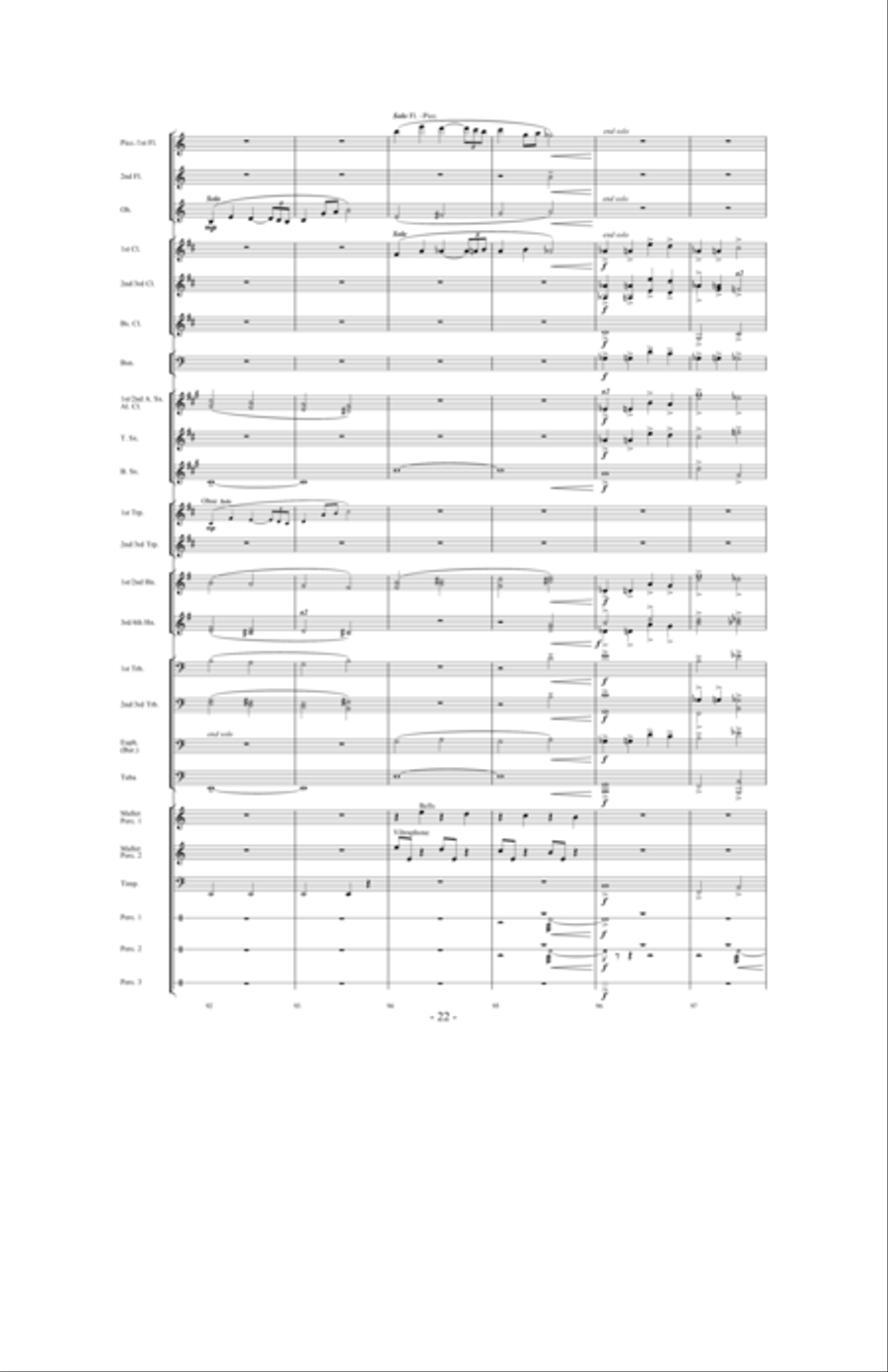 In Pursuit of Troy Concert Band scores gallery preview page 20